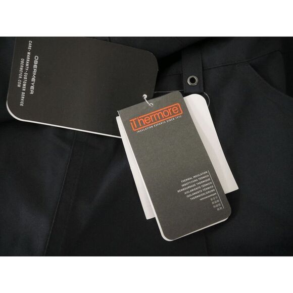 Obermeyer Women’s Malta Bib Overalls Black Waterproof Insulated Snow Ski Size 6 - Picture 8 of 11